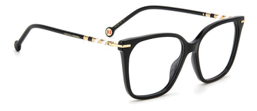 Designer Women Carolina Herrera Eyeglasses: HER 0094 - Black(2)- SpecSMART Eye Clinic (Diagonal View)